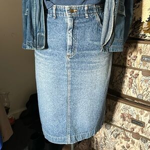 Vintage Denim Skirt